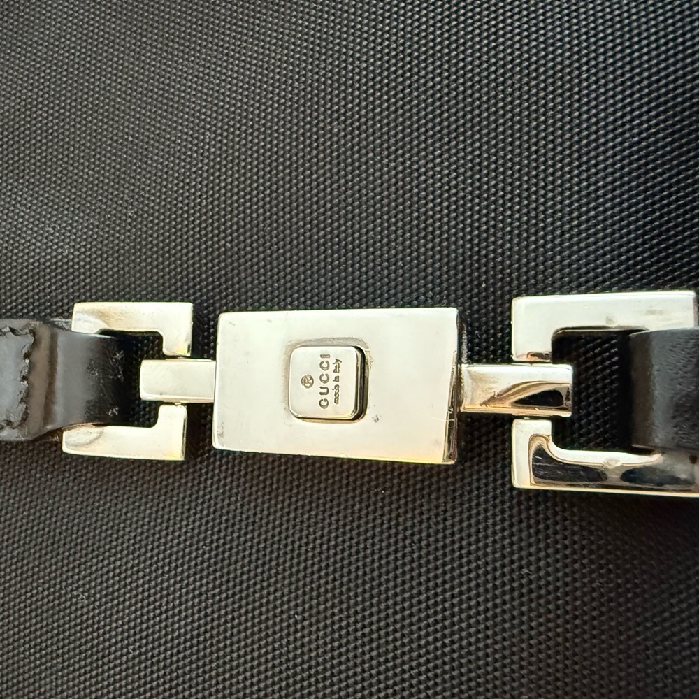 Gucci Black Canvas Jackie Small Tote with Silver Accents - Picture 9 of 13